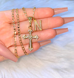 Icy Cross With Initial