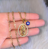 Bling Oval Mary With Eye