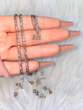 Silver Old English Initial Necklace
