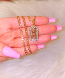 Bicolor Becky Mary (Cuban Chain)