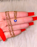 Heart Eye Necklace