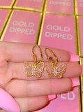 Baguette Butterfly (Necklace And/Or Earrings)