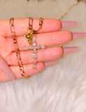 Pear Shape Cross & Teddy