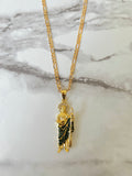 Green Saint Jude Necklace