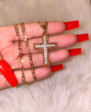 Icy Square Cross (Red)