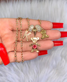 Teddy, Birthstone, And Initial Combo (1 To 2 Kids)