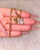Bling Initial With Teddy