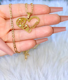 Mama Necklace (Figaro Chain)