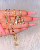 Bling 2 To 6 Letter Necklace