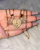 Breakable Mom Heart Set With 2 Letters