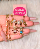 Birthstone Kids With Gold Teddy (1 Or 2 Kids)