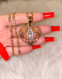 Tricolor Mary Rose Heart