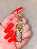 Iced Out Saint Jude With Initial