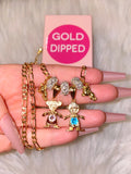 Birthstone Kids With Gold Teddy (1 Or 2 Kids)