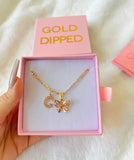 Mariposa Rosa With Initial