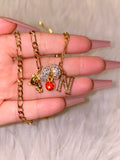 Icy Initial & Birthstone Teddy Combo