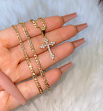 Kourtney Cross (Figaro Chain)
