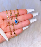 Hamsa Eye Necklace
