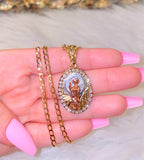 Oval Icy Mary Or Saint Jude