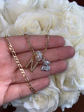 1 To 4 Letter Teddy Necklace
