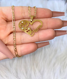 Mama Necklace (Figaro Chain)