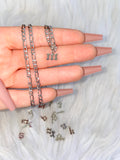 Silver Old English Initial Necklace