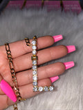 Extra Large Icy Letter L Necklace