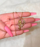 Jessica Rose Necklace With Letter