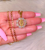 Icy Saint Jude (Cuban Chain)
