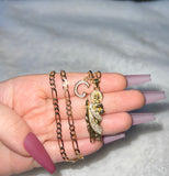 Icy San Judas & Initial (Figaro Chain)