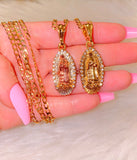 Iced Out Mary In 2 Color Choices