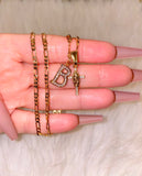 Mini Mary Cross With Initial