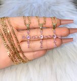 Raindrop Cross (Pink)