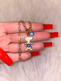 Birthstone Kid With Turquoise Eye (1 Kid, No Ball)
