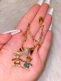 Multiple Bling Birthstone Kids Bracelet (1-6 Kids)