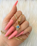 Classic Hamsa Eye Necklace
