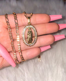 Oval Diamond Inspired Mary