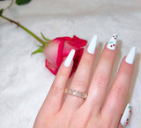 Emerald Cut Eternity Band In Gold Or Silver