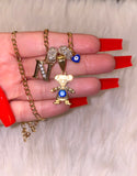 Bling Birthstone And Initial Kids With Heart Eyes