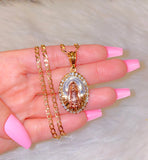 Oval Icy Mary Or Saint Jude