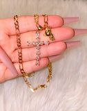Pear Shape Cross & Teddy