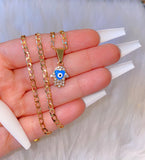 Hamsa Eye Necklace
