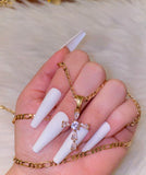 Raindrop Cross (White)