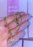 Thicker Icy Initial Bracelet