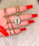 White Saint Jude Necklace