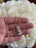 1 To 4 Letter Teddy Necklace
