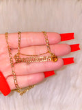 Zodiac And Birthstone Necklace