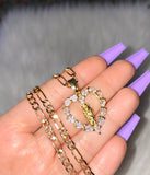 Iced Out Saint Jude Heart