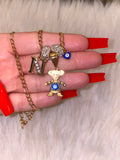 Bling Birthstone And Initial Kids With Heart Eyes