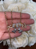 1 To 4 Letter Teddy Necklace